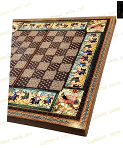 خرید تخته نرد ام دی اف طرح چوگان