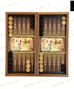 خرید تخته نرد ام دی اف طرح چوگان