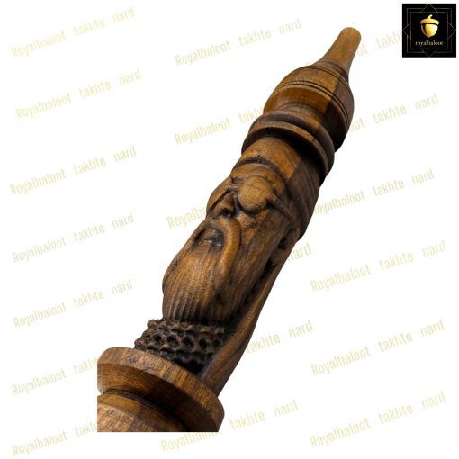 خرید تنه قلیان چوبی منبت رخ