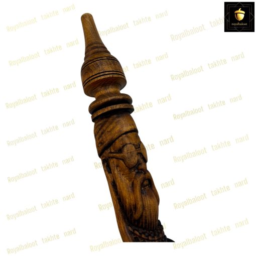 خرید تنه قلیان چوبی منبت رخ