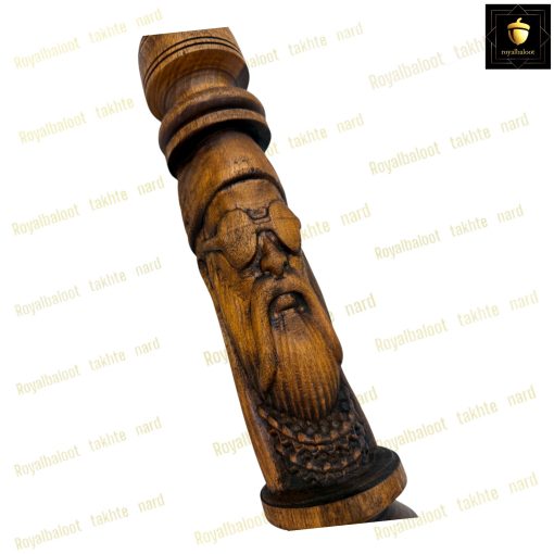 خرید تنه قلیان چوبی منبت رخ