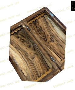 خرید تخته نرد ریشه گردو طبیعی دور منبت
