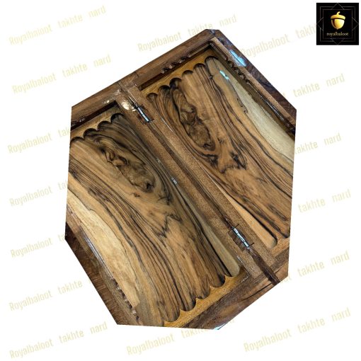 خرید تخته نرد ریشه گردو طبیعی دور منبت