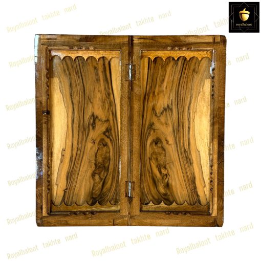خرید تخته نرد ریشه گردو طبیعی دور منبت