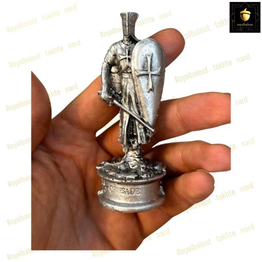 خرید مهره شطرنج پلی استری طرح صلیبی
