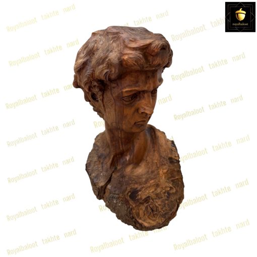 خرید مجسمه چوب گردو منبت مرد