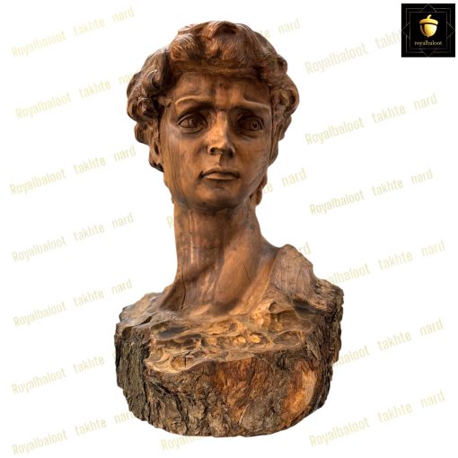 خرید مجسمه چوب گردو منبت مرد
