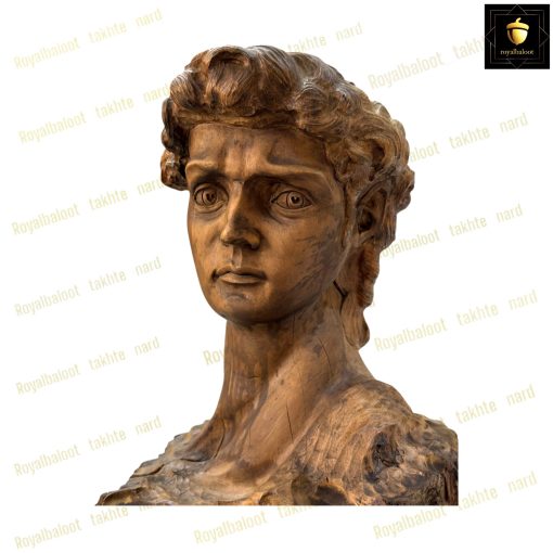 خرید مجسمه چوب گردو منبت مرد