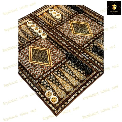 خرید تخته نرد تمام خاتم لاکچری