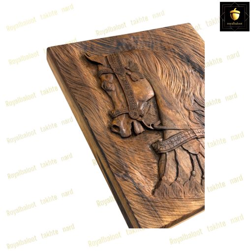 خرید تابلو تخته نرد منبت اسب