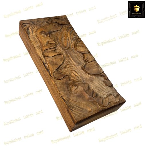 خرید تابلو تخته نرد گردو منبت چهره