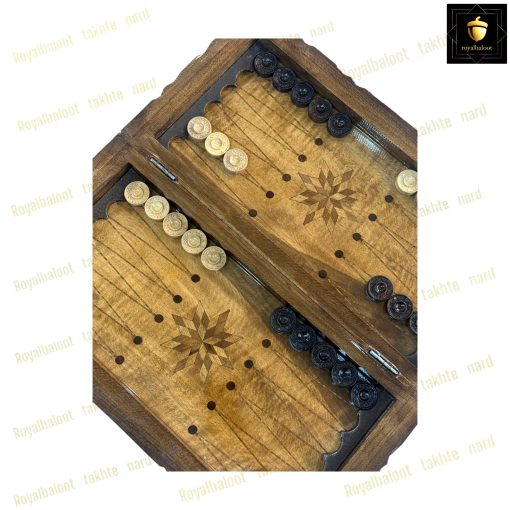 خرید تخته نرد گردو منبت لاکچری