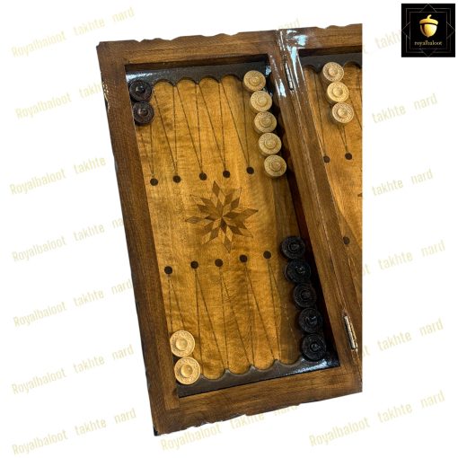 خرید تخته نرد گردو منبت لاکچری
