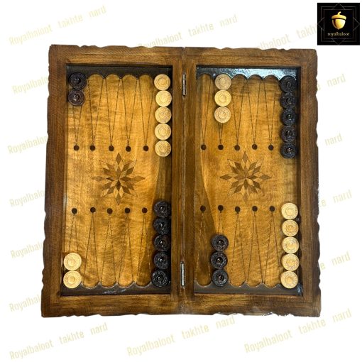 خرید تخته نرد گردو منبت لاکچری
