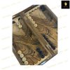 خرید تخته نرد ریشه گردو گره