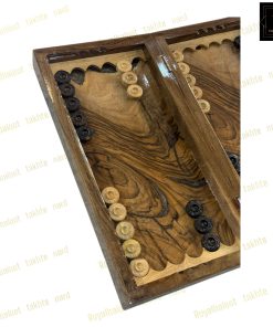 خرید تخته نرد ریشه گردو گره