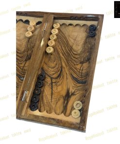 خرید تخته نرد ریشه گردو گره