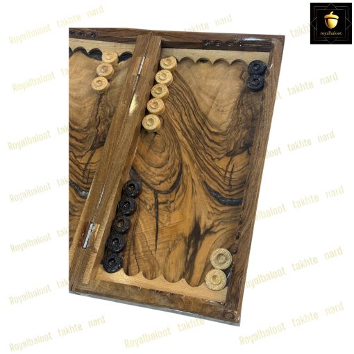 خرید تخته نرد ریشه گردو گره