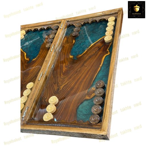 خرید تخته نرد و منچ گردو 60 سانتی
