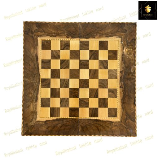 خرید تخته نرد ریشه گردو قرینه