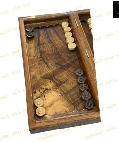 خرید تخته نرد ریشه گردو قرینه