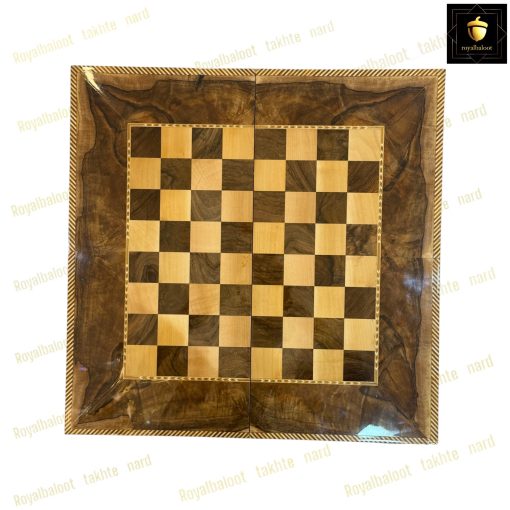 خرید تخته نرد ریشه گردو قاب سینی
