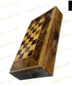 خرید تخته نرد ریشه گردو قاب سینی