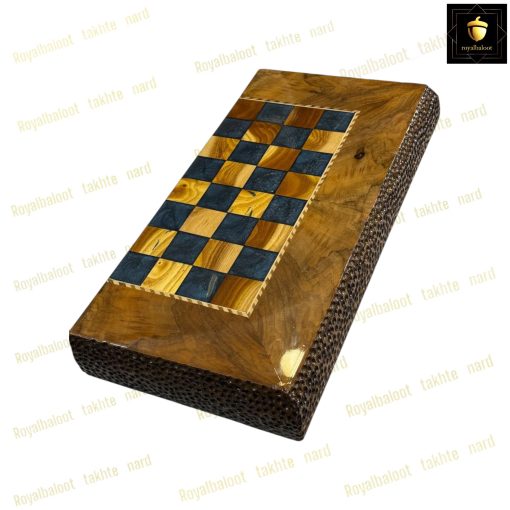 خرید تخته نرد گردو رزین درباری