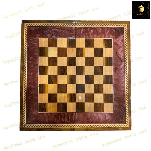 خرید تخته نرد گردو رزین معرق