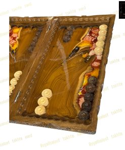 خرید تخته نرد گردو رزین افشان