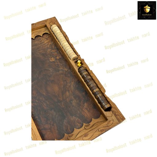 خرید تابلو تخته نرد گردو منبت مونالیزا