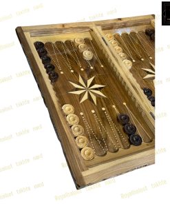 خرید تخته نرد گردو دور منبت کار دست