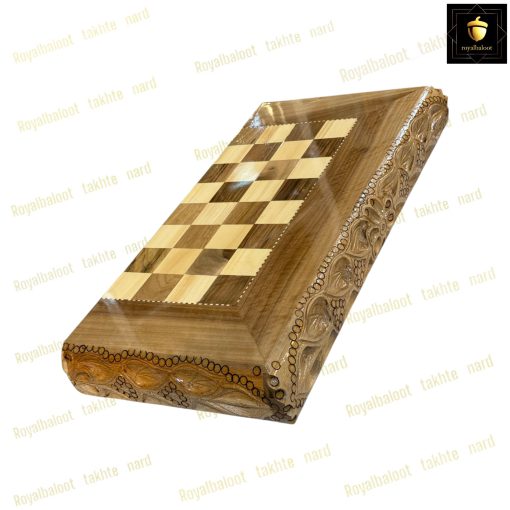 خرید تخته نرد گردو دور منبت کار دست