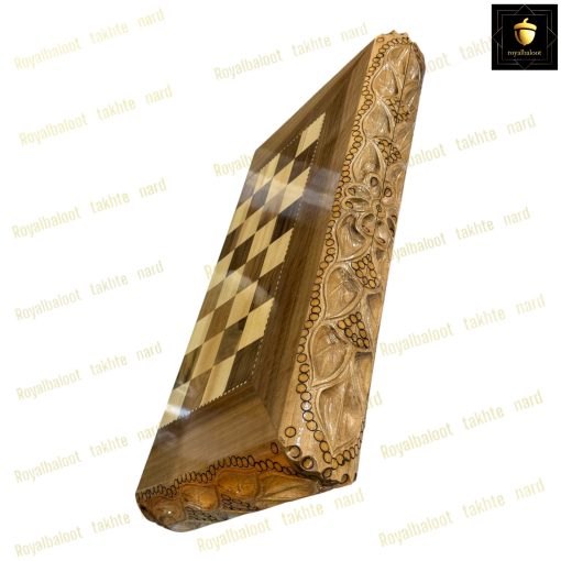 خرید تخته نرد گردو دور منبت کار دست