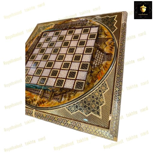 خرید تخته نرد خاتم نقاشی ابنیه اعلا