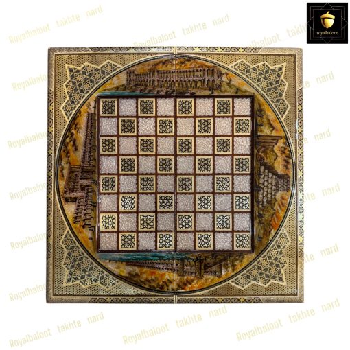 خرید تخته نرد خاتم نقاشی ابنیه اعلا