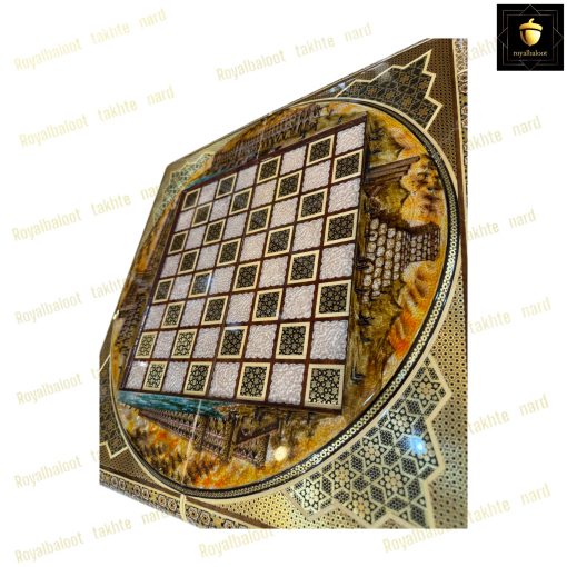 خرید تخته نرد خاتم نقاشی ابنیه اعلا
