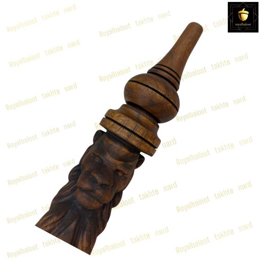 خرید تنه قلیان چوبی منبت شیر