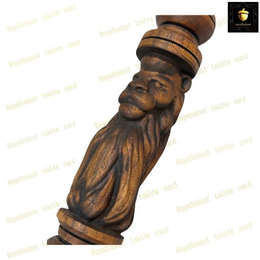 خرید تنه قلیان چوبی منبت شیر