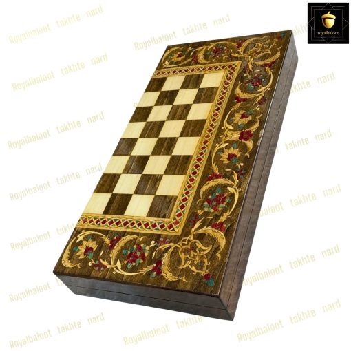 خرید تخته نرد راش معرق سنتی