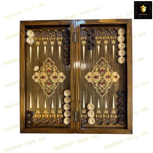 خرید تخته نرد راش معرق سنتی