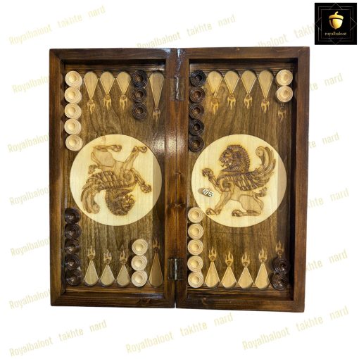 خرید تخته نرد چوب راش معرق پاسارگاد