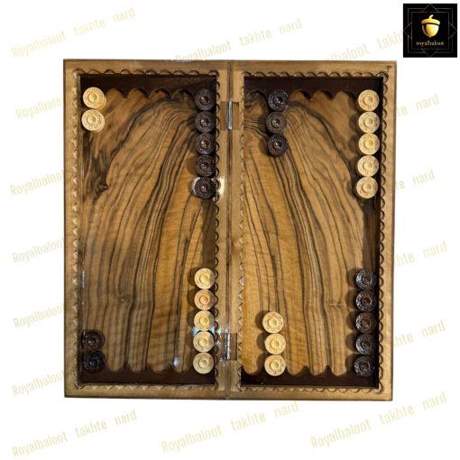 خرید تخته نرد ریشه گردو کلاسیک