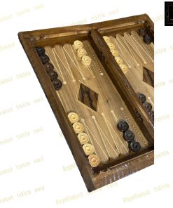 خرید تخته نرد گردو کردستان سر و بغل منبت لاکچری