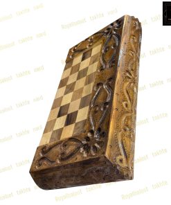 خرید تخته نرد گردو کردستان سر و بغل منبت لاکچری