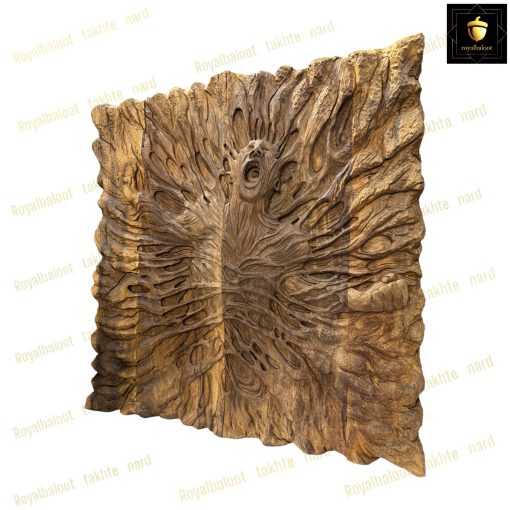 خرید تابلو تخته نرد گردو منبت فریاد 70 سانتی