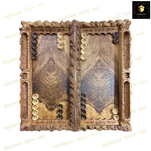 خرید تابلو تخته نرد گردو منبت فریاد 70 سانتی
