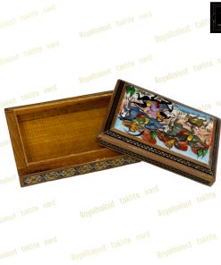خرید جعبه خاتم کاری چوگان برجسته