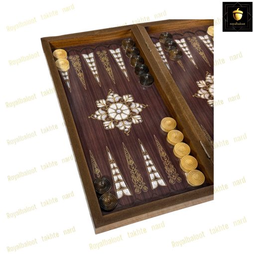 خرید تخته نرد ام دی اف طرح ترنج