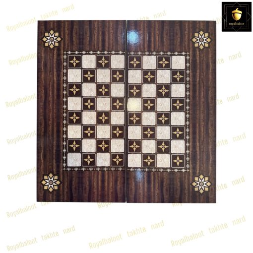 خرید تخته نرد ام دی اف طرح گردویی